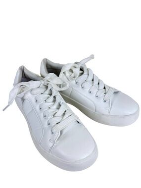 REPORT White Lace Up Platform Casual Sneaker Tennis Shoes Women's Size‎ 8.5